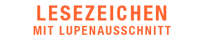 Lupen Lesezeichen